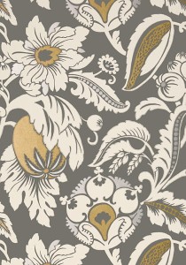 Tapeta Thibaut Anna French MALLORCA Charcoal