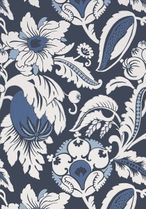 Tapeta Thibaut Anna French MALLORCA Navy