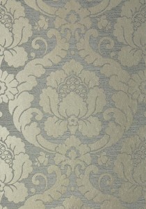 Tapeta Thibaut Anna French MARLOW Metallic Pewter and Charcoal