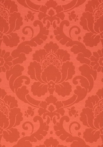 Tapeta Thibaut Anna French MARLOW w kolorze cynamonowym, o wzorze florystycznym z eleganckimi motywami roślinnymi i teksturze matowej. Ujęcie frontalne. Produkt o gładkiej powierzchni, idealny do dekoracji wnętrz.
