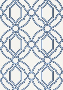 Tapeta Thibaut Anna French ROSCOE Blue