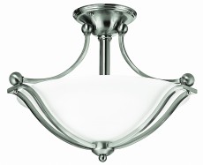 Plafon Beauty M Nikiel, Biały 50x50x36cm