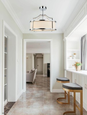 Lampa Sufitowa, Wisząca Stanza Cromo, Chrom, 55x55x25cm 4