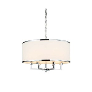 Lampa Sufitowa Wisząca Casa, Chrom, 50,3x30cm