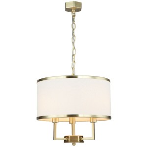 Lampa Sufitowa Wisząca Casa Stare Złoto, Satyna, 35,3x30cm