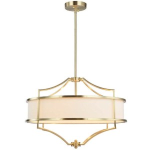 Lampa Sufitowa Wisząca Stesso Złoto Satyna Śr. 55cm