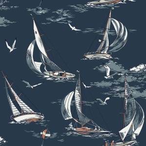 Tapeta Marstrand II Sailboats Blue