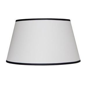 Abażur Chic Quinn Biało-Czarny 30x23x17cm