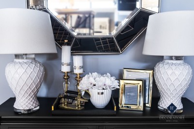 Świeca Biała Lene Bjerre L 7