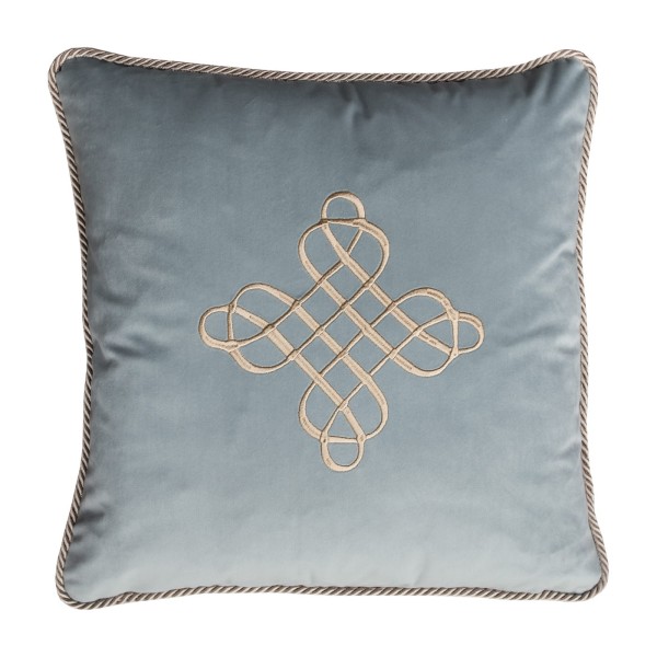 Poduszka Haftowana Dekoracyjna Velvet Ornamento II - Różne Kolory Tkanin