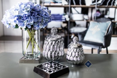 Poduszka Haftowana Dekoracyjna Velvet Ornamento II - Różne Kolory Tkanin 3