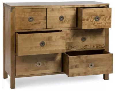 Komoda Drewniana z Szufladami Balmoral Laura Ashley Miodowa 110x45x85cm 3