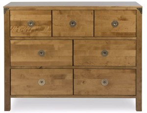 Komoda Drewniana z Szufladami Balmoral Laura Ashley Miodowa 110x45x85cm