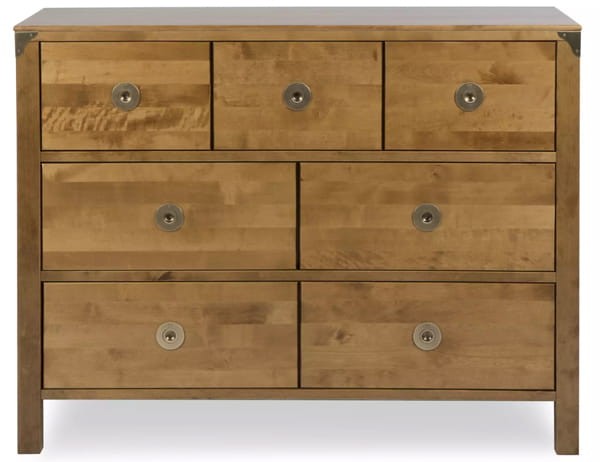 Komoda Drewniana z Szufladami Balmoral Laura Ashley Miodowa 110x45x85cm