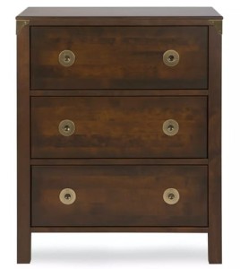 Komoda Drewniana z Szufladami Balmoral Laura Ashley Kasztan IV 70x45x85cm