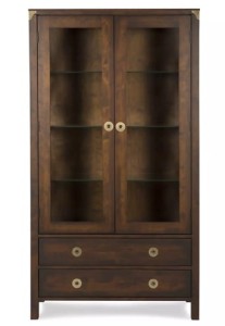 Witryna Drewniania Balmoral Laura Ashley Kasztan 99,5x40x181cm
