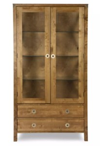 Witryna Drewniana Balmoral Laura Ashley Miodowa 99,5x40x181cm