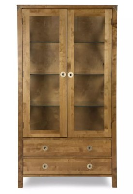 Witryna Drewniana Balmoral Laura Ashley Miodowa 99,5x40x181cm 2