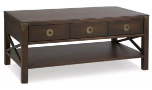 Stolik Kawowy Drewniany Balmoral Laura Ashley Kasztan 110x60x47cm