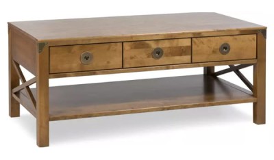 Stolik Kawowy Drewniany Balmoral Laura Ashley Miodowy 110x60x47cm 2