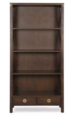 Regał Drewniany na Książki Balmoral Laura Ashley Kasztan 90x35x176cm 3