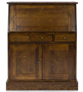 Biurko/Sekretarzyk z Drewna Laura Ashley Garrat Kasztan 90x40x110cm