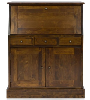 Biurko/Sekretarzyk z Drewna Laura Ashley Garrat Kasztan 90x40x110cm 2