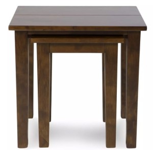 Garrat Laura Ashley Zestaw Dwóch Stolików Kasztan 53x42x52cm
