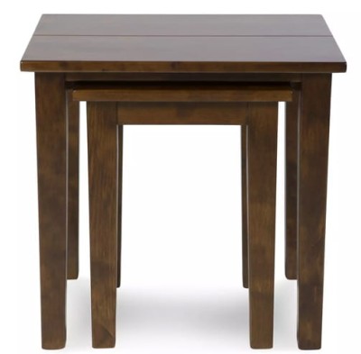 Garrat Laura Ashley Zestaw Dwóch Stolików Kasztan 53x42x52cm 2