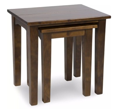 Garrat Laura Ashley Zestaw Dwóch Stolików Kasztan 53x42x52cm 3