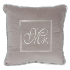 Poduszka Haftowana Dekoracyjna dla Niego - Różne Kolory Tkanin