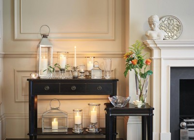 Konsola Drewniana z Szufladami Henshaw Laura Ashley Czarna 110x35x79,5cm 7