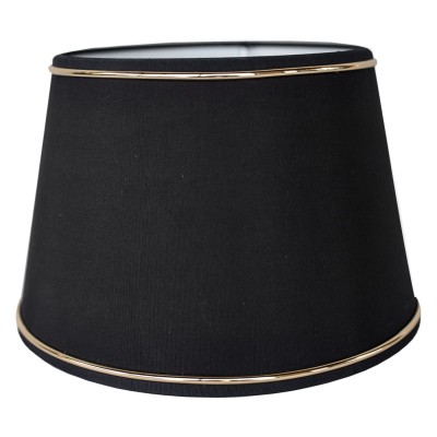 Abażur Chic Czarno-Złoty 20x15x13cm