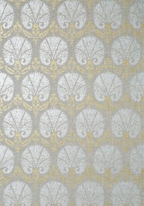 Tapeta Thibaut TURKISH DAMASK Srebro,Złoto