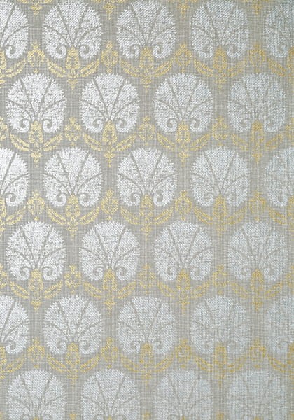 Tapeta Thibaut TURKISH DAMASK Srebro,Złoto