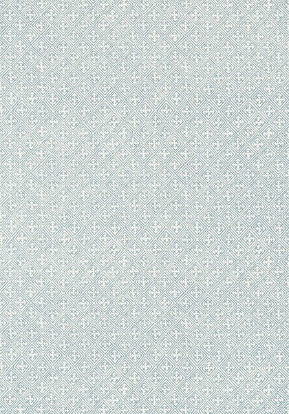 Tapeta Thibaut LAOS Błękit, Biel