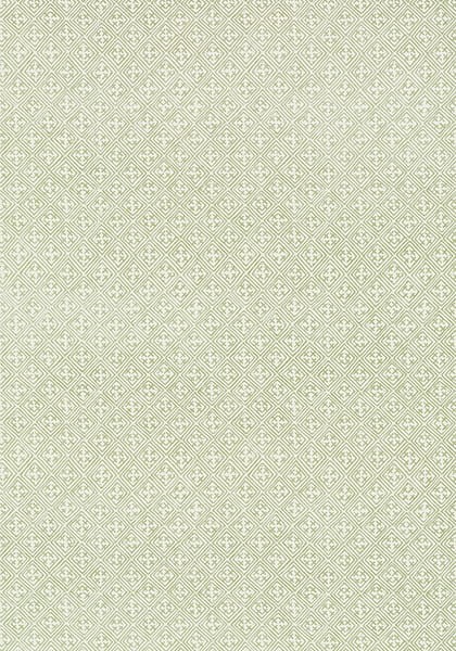 Tapeta Thibaut LAOS Zieleń, Biel