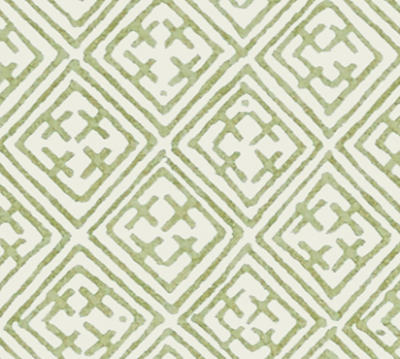 Tapeta Thibaut LAOS Zieleń, Biel 3