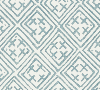Tapeta Thibaut LAOS Błękit, Biel 3