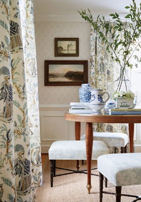 Tapeta Thibaut POMPTON TRELLIS Czerwień 3