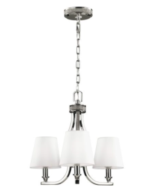 Lampa Sufitowa, Wisząca Lecce, Nikiel, 45,7x40,6cm 3
