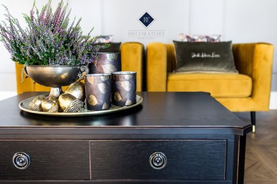 Stolik Kawowy Drewniany Henshaw Laura Ashley Czarny 100x70x45,5cm 5