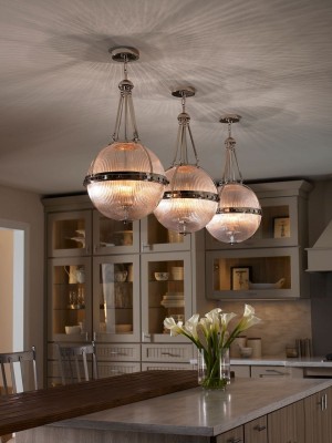 Lampa Wisząca, Sufitowa Asteria Nikiel 38,4x67,4cm 3