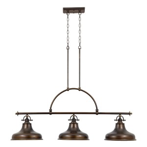 Lampa Sufitowa, Wisząca Grosseto Brąz 133x59cm