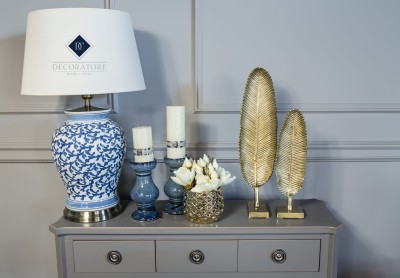 Konsola Drewniana z Szufladami Henshaw Laura Ashley Szara 110x35x79,5cm 9