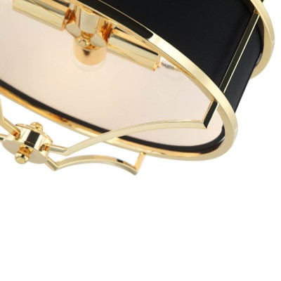 Lampa Sufitowa, Wisząca Stesso, Złoty Połysk, Czarny, 42x35,1cm 6