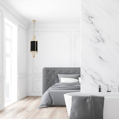 Lampa Sufitowa, Wisząca Largo, Złoty Połysk, Czarny, 20x52,4cm 9