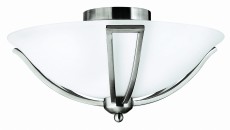 Plafon Beauty S Nikiel, Biały 43x43x20cm