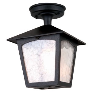 Plafon, Lampa Zewnętrzna, Wisząca Yorkshire Czarna 18,5x24,5cm