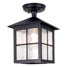 Plafon, Lampa Zewnętrzna, Wisząca Windsor Czarna 18,5x28cm